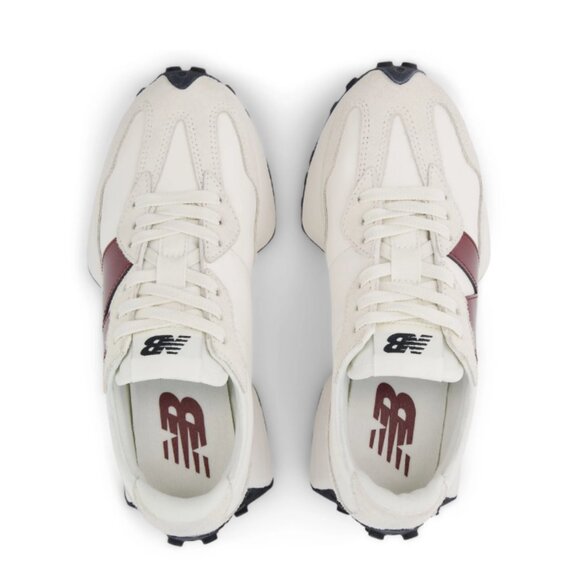 New Balance Women's 327 Shoes-Color: Burgundy - Picture 2 of 5